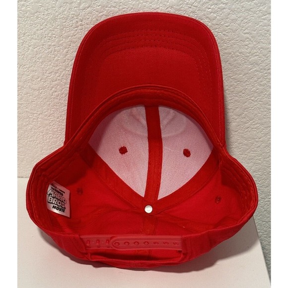 The Super Mario Bros Movie Promo Snapback Hat Mario M Red Nintendo Exclusive Cap - Picture 7 of 9